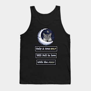 Wolf and Moon Tank Top